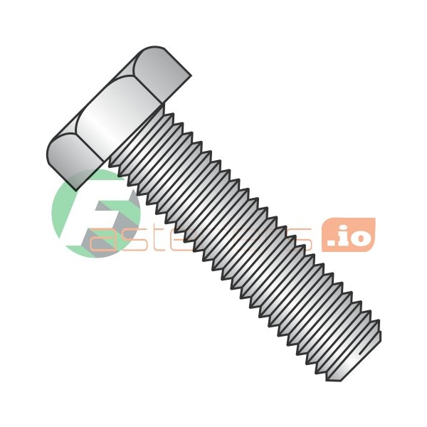 Newport Fasteners 18-8, 3/8"-16 Hex Head Tap Bolt, Plain Stainless Steel, 2 in L, 100 PK 406334 - main